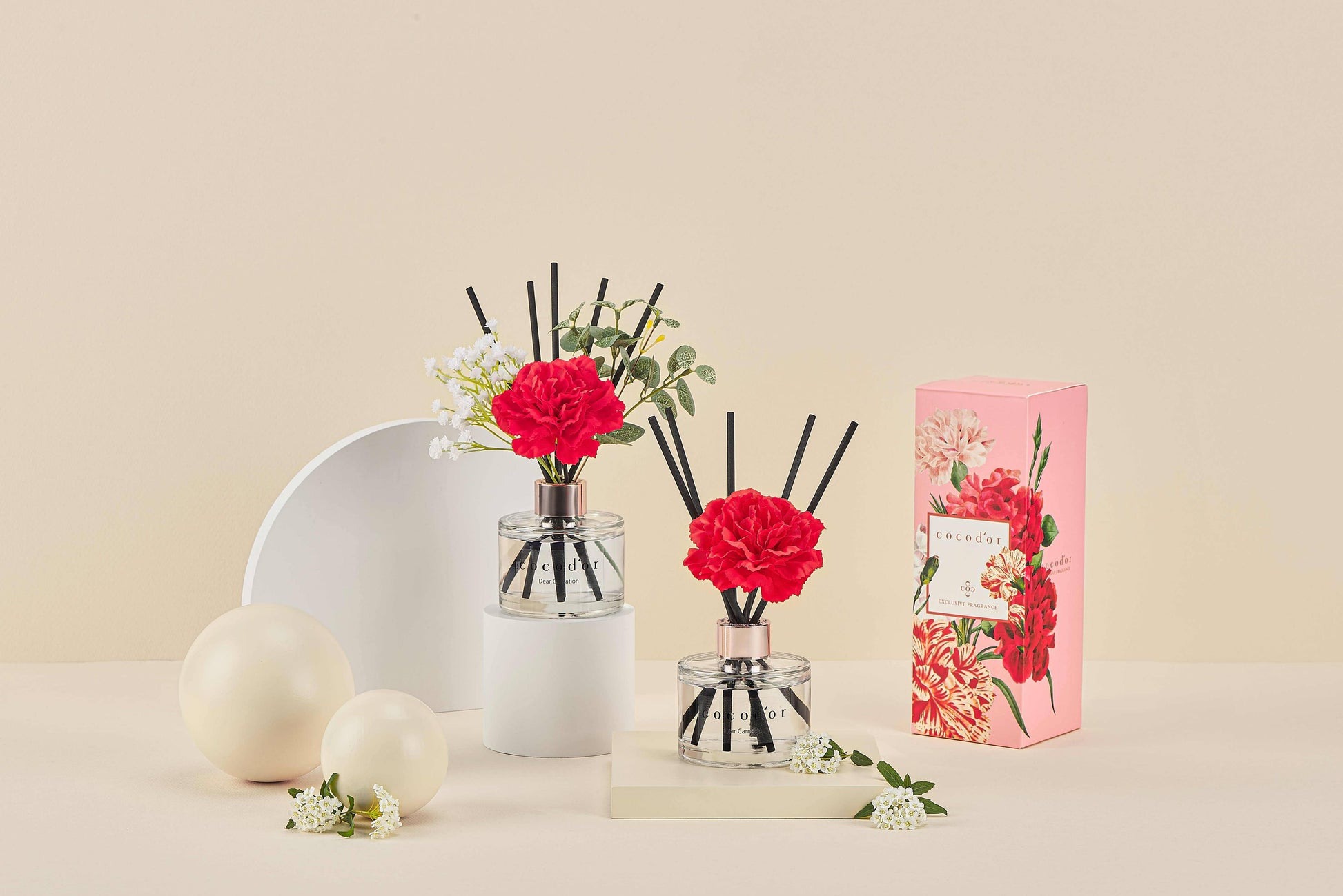 Cocodor Nellike Diffuser 120 ml (4,0 oz) Hvid Moskus Duft